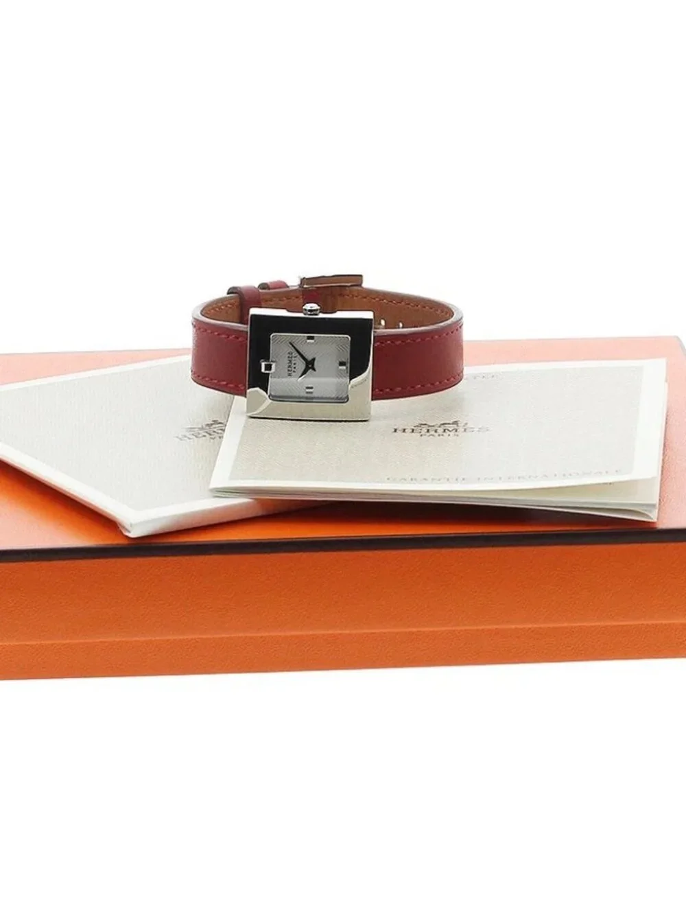 HERMES Belt watch BE1.110 white Dial Quartz Ladies Watch_965752